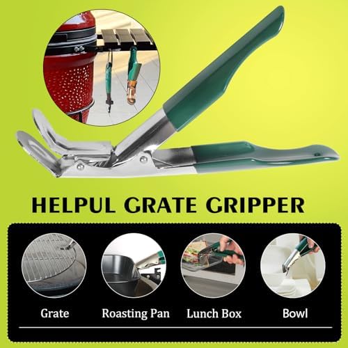 Grill Grate Lifter | Heavy Duty Grill Gripper Tongs - Image 4