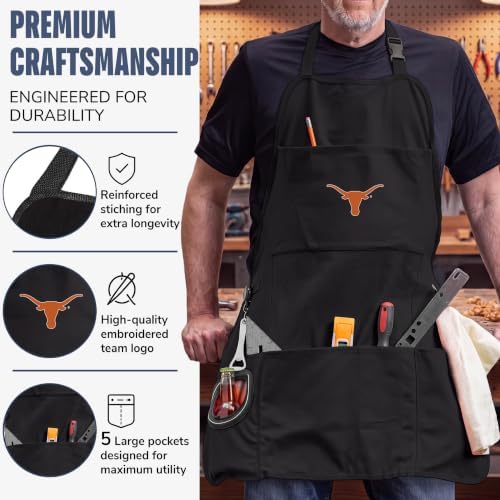 NCAA College Sports Grilling Apron | Bottle Opener and Insulated Beverage - Image 4