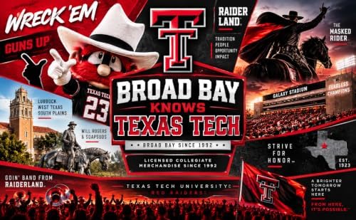 Broad Bay Large Texas Tech Apron - Image 5