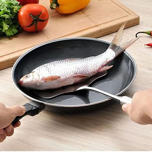 Large Spatula Turner Wide Slotted 304 Stainless Steel Flipper Cooking Utensil - Image 3