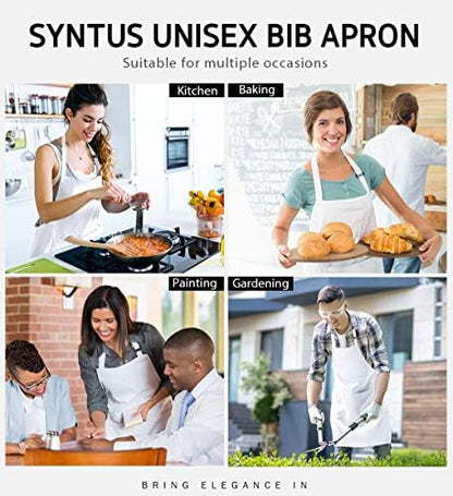 Syntus 12 Pack Apron with 2 Pockets Aprons - Image 7