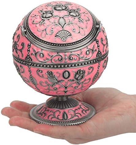 Windproof Ashtray with Lid for Cigarettes Metal Portable Cigar Ashtray Odor - Image 5