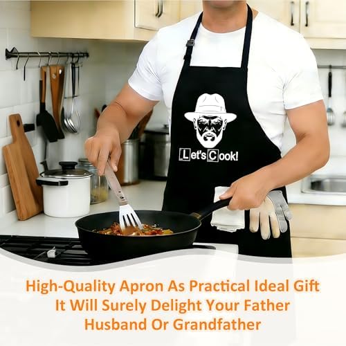 Funny Aprons For Men, Father's Fathers Day Kitchen Gifts For Dad Father Daddy - Image 6