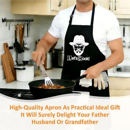 Funny Aprons For Men, Father's Fathers Day Kitchen Gifts For Dad Father Daddy - Image 6