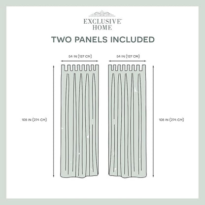 Exclusive Home Cabana Solid Indoor/Outdoor Light Filtering Hook-and-Loop Tab - Image 6