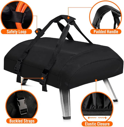 Carry Cover for Ooni Koda 12 inch Pizza Oven, iCOVER Heavy Duty Portable 12 Gas Pizzas Maker Covers Waterproof Outdoor Ovens Accessories