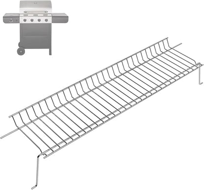 G467-0001-W1 Warming Rack Grill Parts for Charbroil Advantage 4 Burner 463344015 466344015, Grill Warming Rack Swing Away Grid for Charbroil Advantage 4 Burner Grill Replacement Parts