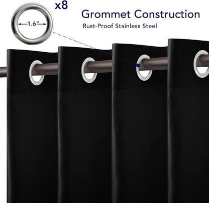 PureFit Outdoor Curtains for Patio Waterproof Weatherproof Outside Curtains | - Image 4