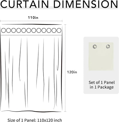 Easy-Going 100% Waterproof Outdoor Curtains 110x120 inch, Gazebo and Pergola 1 - Image 7