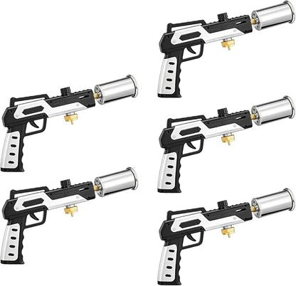 Saker Propane Torch Gun Plus 2026|Blow Torch with Adjustable Flame 3272°F High Heat|Professional Torch for Searing Steak,Welding,Campfire,BBQ|Propane Tank Not Included (5PC)