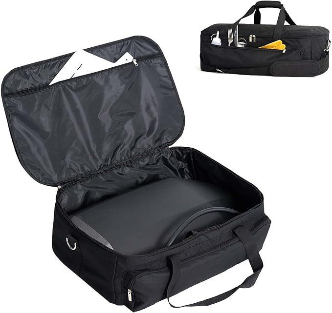 NOELIFE Bag for Ooni Koda 16, Portable Carrying Case with Pockets for Ooni Pizza Oven Accessories, Padded Carry Bag Made of Thickened Fabric, Heavy-Duty and Water Resistant (Oven Not Included)