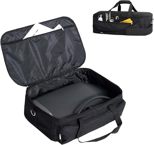 NOELIFE Bag for Ooni Koda 12, Portable Carrying Case with Pockets for Ooni Pizza Oven Accessories, Padded Carry Bag Made of Thickened Fabric, Heavy-Duty and Water Resistant (Oven Not Included)