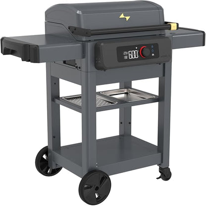 Current Model G Griddle, Smart Electric Outdoor Flat Top BBQ Grill with 200°F to 600°F Range for Searing & Roasting, Digital Precision, Apartment-Friendly & Weather-Resistant