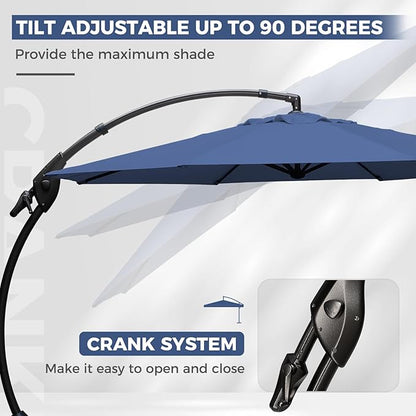 Grand patio 12FT Cantilever Round Umbrella - Image 5