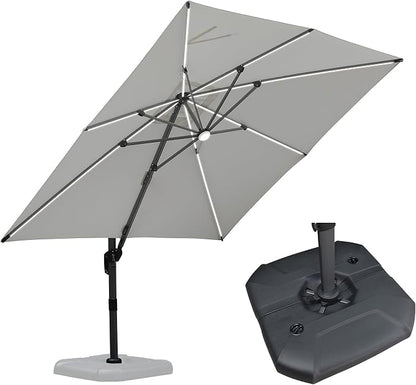PURPLE LEAF Cantilever Umbrella - Image 3