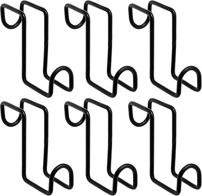4 Inch Tack Hook, Over Rail Bridle Hooks Heavy Duty Horse Water Bucke, Horse Stall Hooks for Fence Stables Cloakroom Garage (6PCS)