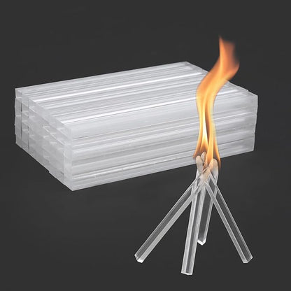 Fire Starter 50 pcs- Fire Starter - Natural Fire Starters for Fireplace, Pellet Stove & Wood, Fire Pit, Smoker, BBQ, Chimney, Pizza Oven - Fire Starters for Grill, Charcoal Starter