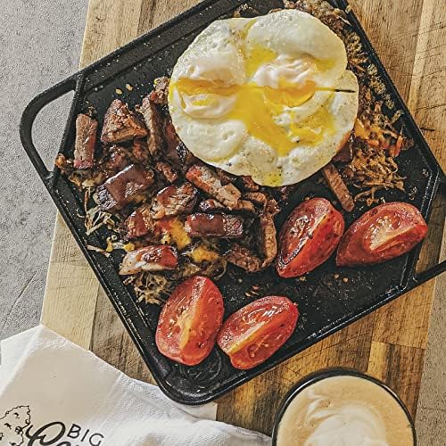 10.5 inch Single-Burner Reversible Cast Iron Grill/Griddle - Image 6