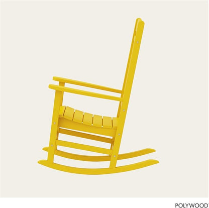 POLYWOOD R100LE Presidential Outdoor Rocking Chair - Image 5