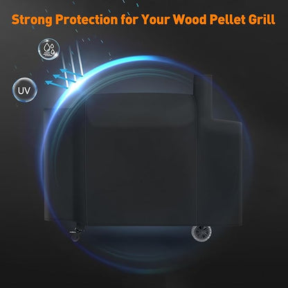 Heavy-Duty Grill Cover Compatible with Pit Boss 1100 Pro Series 1260 Triple-Function Combo Grill PB1100PSC2, PB1100PSC1, Sportsman 1230, Competition 1230CS1, Navigator 1230G Wood Pellet Grill