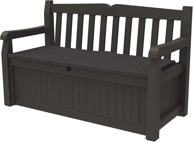 Keter Solana 70 Gal Outdoor Storage Bench by Unknown