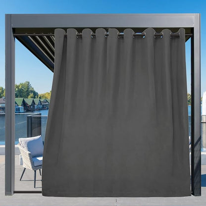 Easy-Going Outdoor Curtains for Patio 1 Panel, 150x84 inch, Weatherproof - Image 3