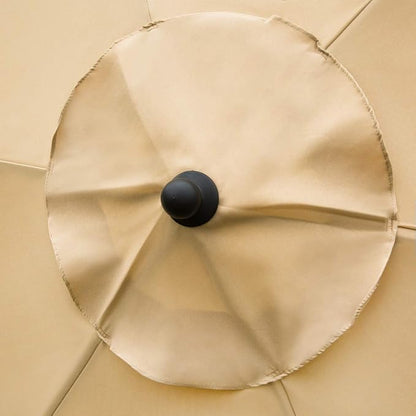 Sunnyglade 7.5' Patio Umbrella Outdoor Table Umbrella Tilt Crank Tan | Market - Image 5