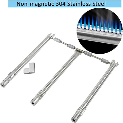 Spirit e310 Replacement Parts for Weber Spirit II E-310 E-320 E-330 S-310 S-320 S330 with Front Control, 7636 Flavorizer Bars & 69787 Grill Burner for Weber Spirit 2 Grill with GS4, Spirit II 300