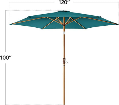 Best Choice Products 10ft Market Umbrella, Outdoor Sun Shade - Image 2
