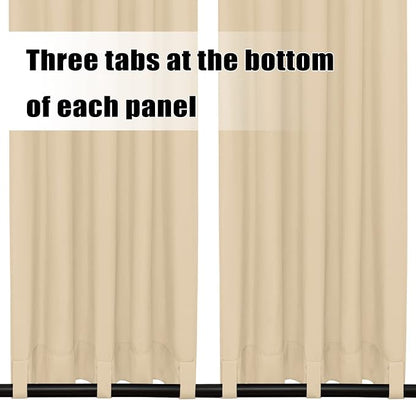 Easy-Going Outdoor Curtains for Patio 6 Panels, 54x96 inch, Weatherproof - Image 3