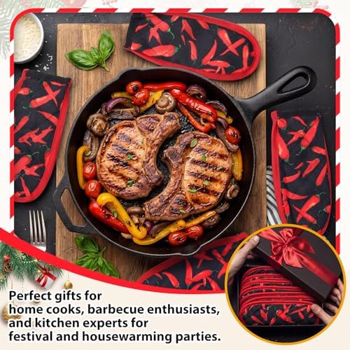 Dandat 36 Pcs Cast Iron Pan Handle Holder Silicone - Image 6