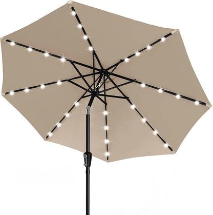 ABCCANOPY Solar Led Patio Umbrella by ABCCANOPY