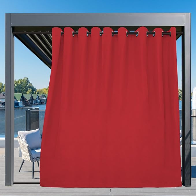Easy-Going Outdoor Curtains for Patio 1 Panel, 150x84 inch, Weatherproof - Image 3