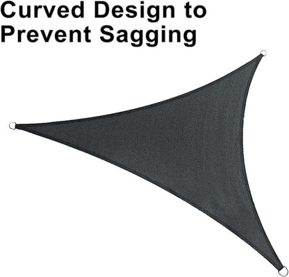 LOVE STORY 16' x 16' x 16' Triangle Sun Shade Sail - Image 6
