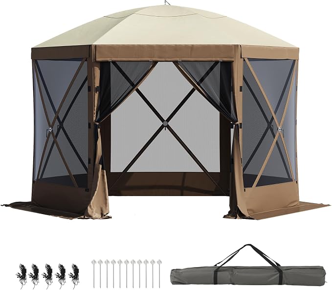 Aoxun 10x10FT Pop-up Canopy Shelter Tent - Image 7