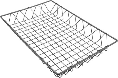 G.E.T. IR-903 Gray 18 Wire Pastry Basket, 2" Deep (fits IR-900, IR-902) Iron Powder Coated Wire Baskets Collection