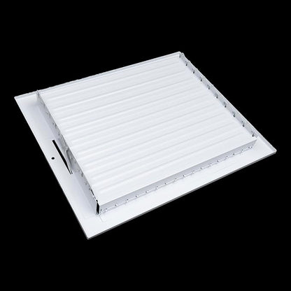 [6 Pack] Fits 16x6 Duct Opening Steel Adjustable Air Supply Grille by Handua | Register Vent Cover Grill for Sidewall and Ceiling | White | Out. Dim.: 17.75" X 7.75"