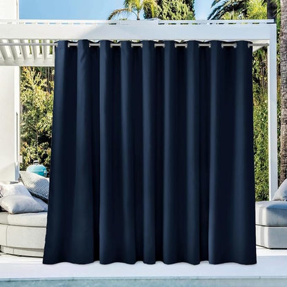 NICETOWN Outdoor Curtainch for Patio Waterproof 140 inch Wide, Rustproof by NICETOWN