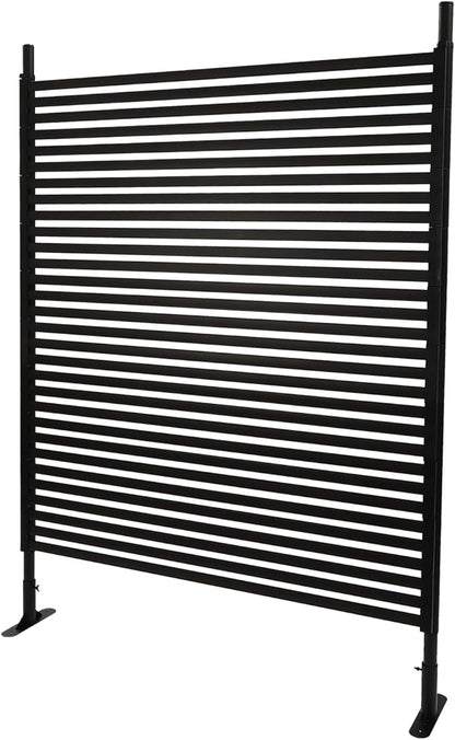 Outdoor Privacy Fence Screen, Privacy Fence Screen for Outside Decorative Privacy Screen Fence Panels, 3.94 ft W x 5.91 ft H Tall Divider for Outdoor Garden Backyard Patio Decorative, Brown, 1PC