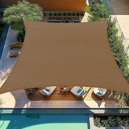 Shade&Beyond Custom Sun Shade Sail 7'x13'RectangleSun Sail Shades Patio UV by ShadeBeyond