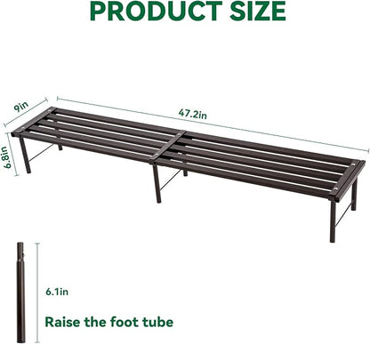 Metal Plant Stand, Rust-proof Aluminum Flower Pot Stand, Heavy Duty Planter - Image 3