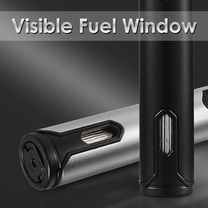 5 Pack Butane Torch Lighter, Urgrette 6-inch Refillable Pen Lighter Pencil Torch Lighter Adjustable Jet Flame Butane Lighter for Grill BBQ Candle Camping (Gas Not Included)