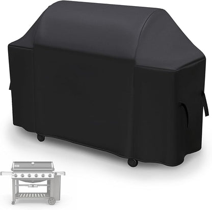73 Inch Grill Cover for Weber Summit 600 Series Grill, Waterproof Large BBQ Cover for Genesis 2 Grills, 7132 Cover for Weber 6 Burner Gas Grills Genesis 600/II LX 600 Series