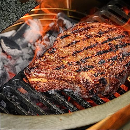 Kamado Joe Durable Half-Moon Cast Iron Cooking Grate - Image 4