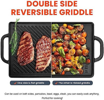 GGC Cast Iron Reversible Griddle - Image 3