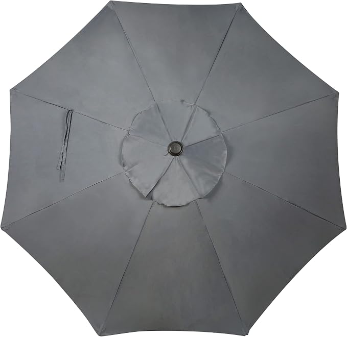 9' Outdoor Patio Umbrella, Outdoor Table Umbrella, Yard Umbrella, Market - Image 4
