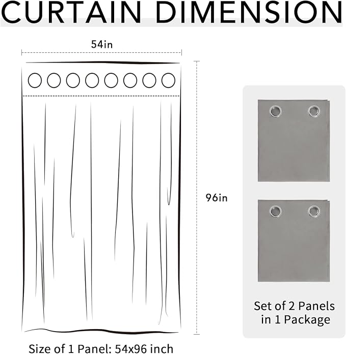 Easy-Going 100% Waterproof Outdoor Curtains 54x96 inch, Gazebo and Pergola 2 - Image 7