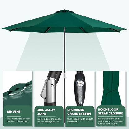 Tempera Patio Market Outdoor Table Umbrella - Image 4