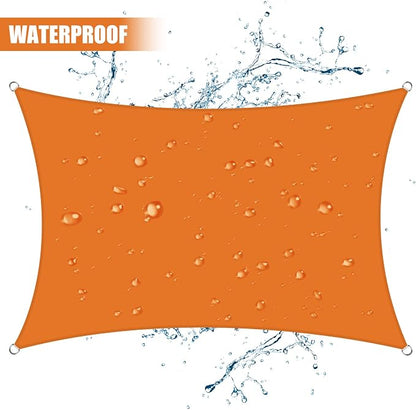 Neween Waterproof Sun Shade Sail Rectangle UV Block Canopy - Image 2