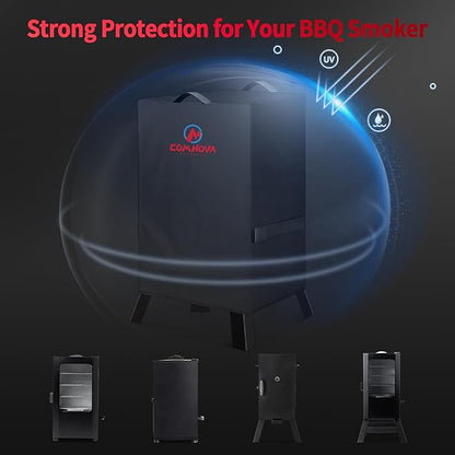 Comnova 40 Inch Electric Smoker Cover for Masterbuilt - 600D Smoker Covers for Masterbuilt Smokers Heavy Duty Waterproof, Vertical Smoker Cover for Masterbuilt, Char-Broil, Cuisinart 40 Inch Smoker